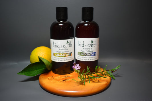 Palm Oil Free Shampoo & Conditioner - Bird and Earth