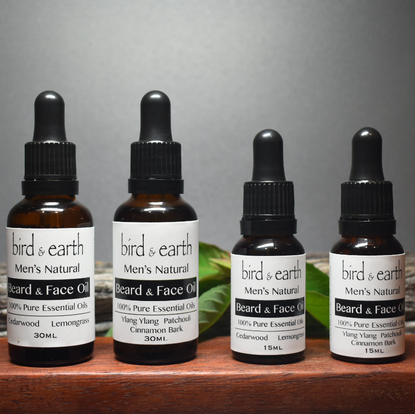 Beard & Face Oil - Natural Skincare for MEN - Bird and Earth