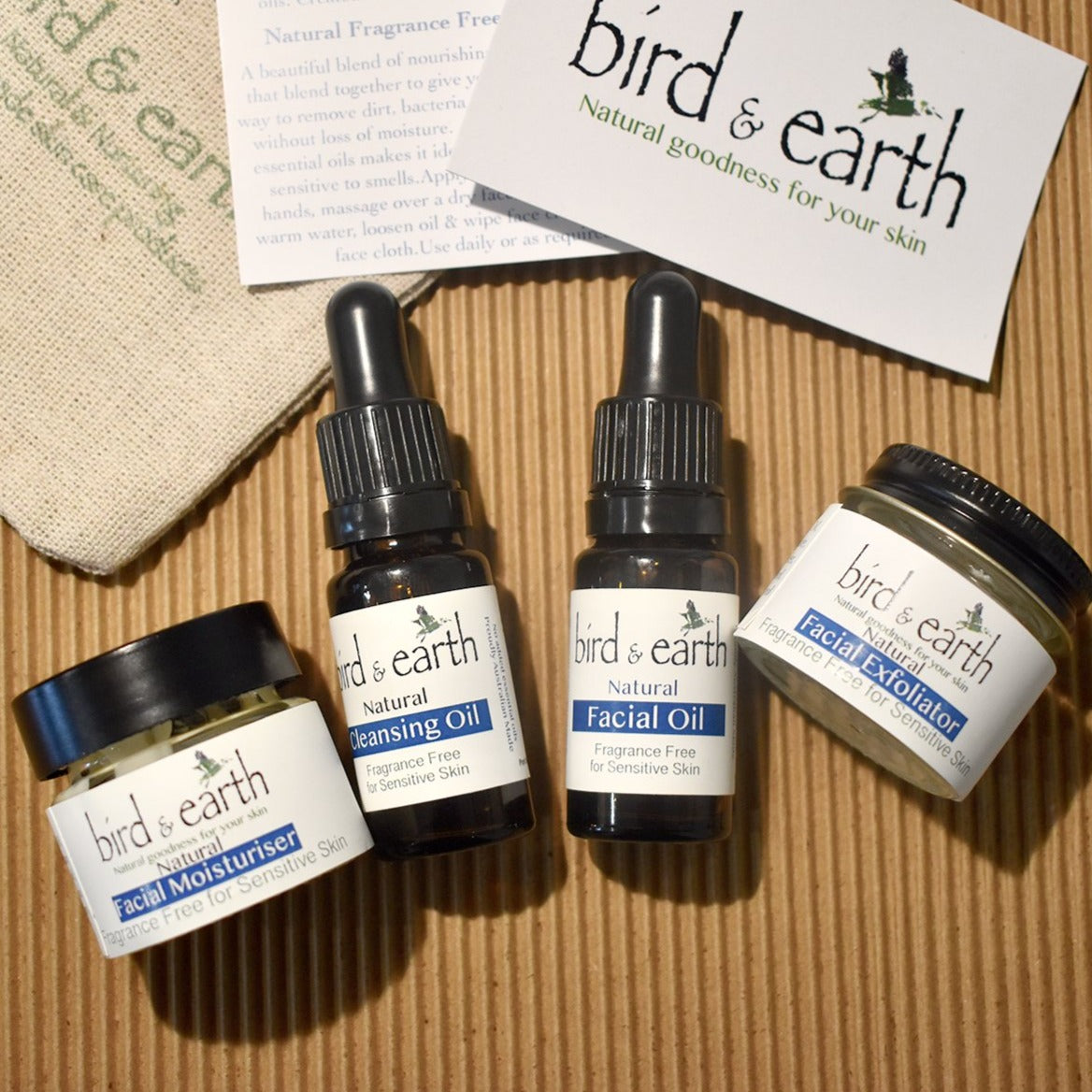 Women and Men skincare travel/pamper packs Offer - Bird and Earth