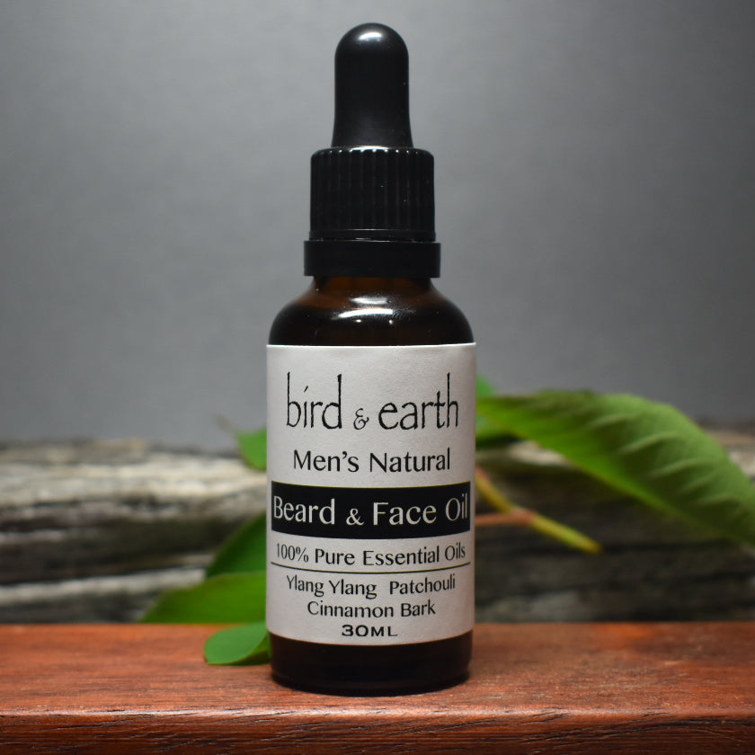 Beard & Face Oil - Natural Skincare for MEN - Bird and Earth