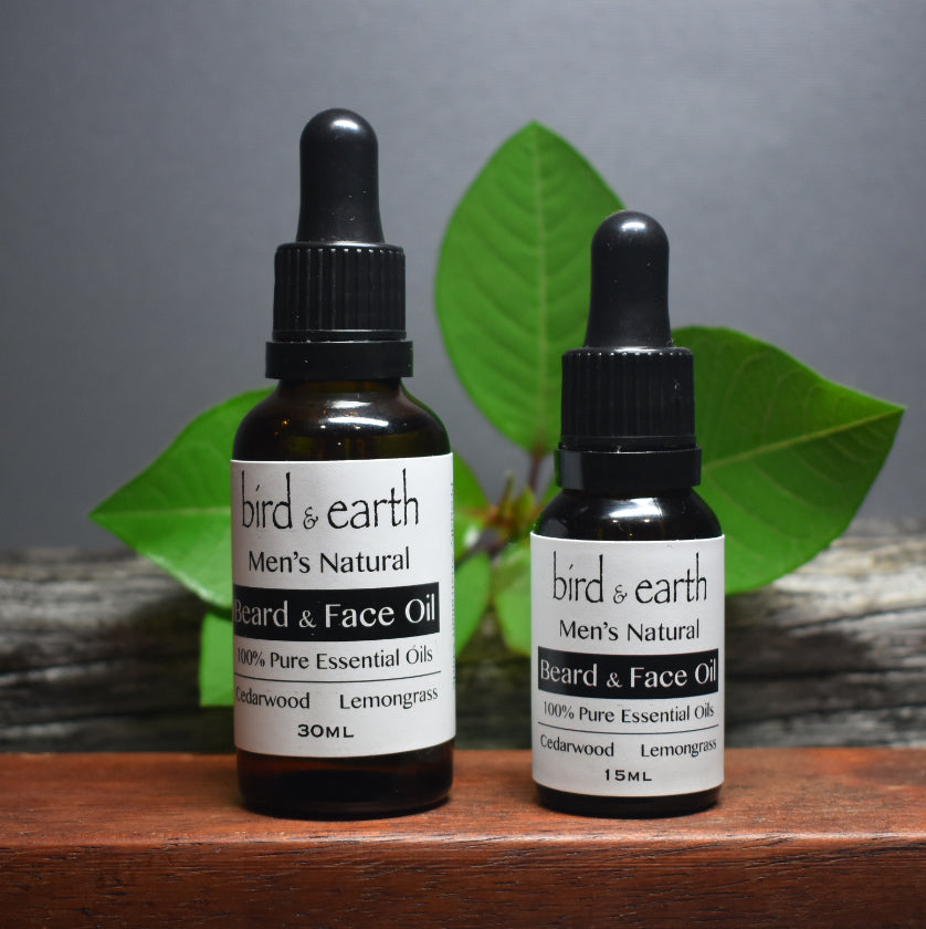 Beard & Face Oil - Natural Skincare for MEN - Bird and Earth