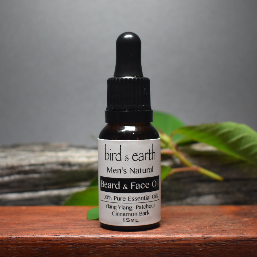 Beard & Face Oil - Natural Skincare for MEN - Bird and Earth