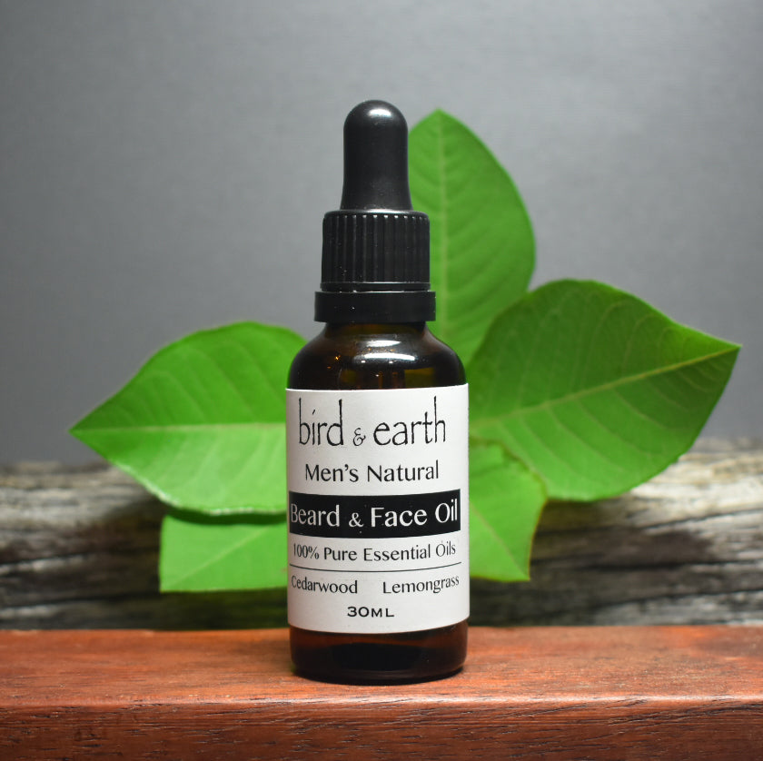 Beard & Face Oil - Natural Skincare for MEN - Bird and Earth